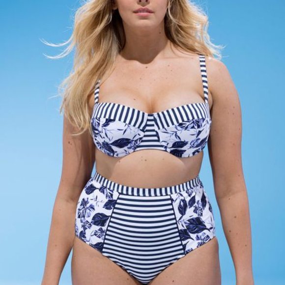 Robyn Lawley Island Hopper Bikini 18 Top & Bottom - Picture 1 of 4